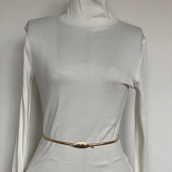 Vintage gold leaf belt - Picture 1 of 2